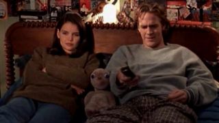 Katie Holmes and James Van Der Beek in Dawson's Creek