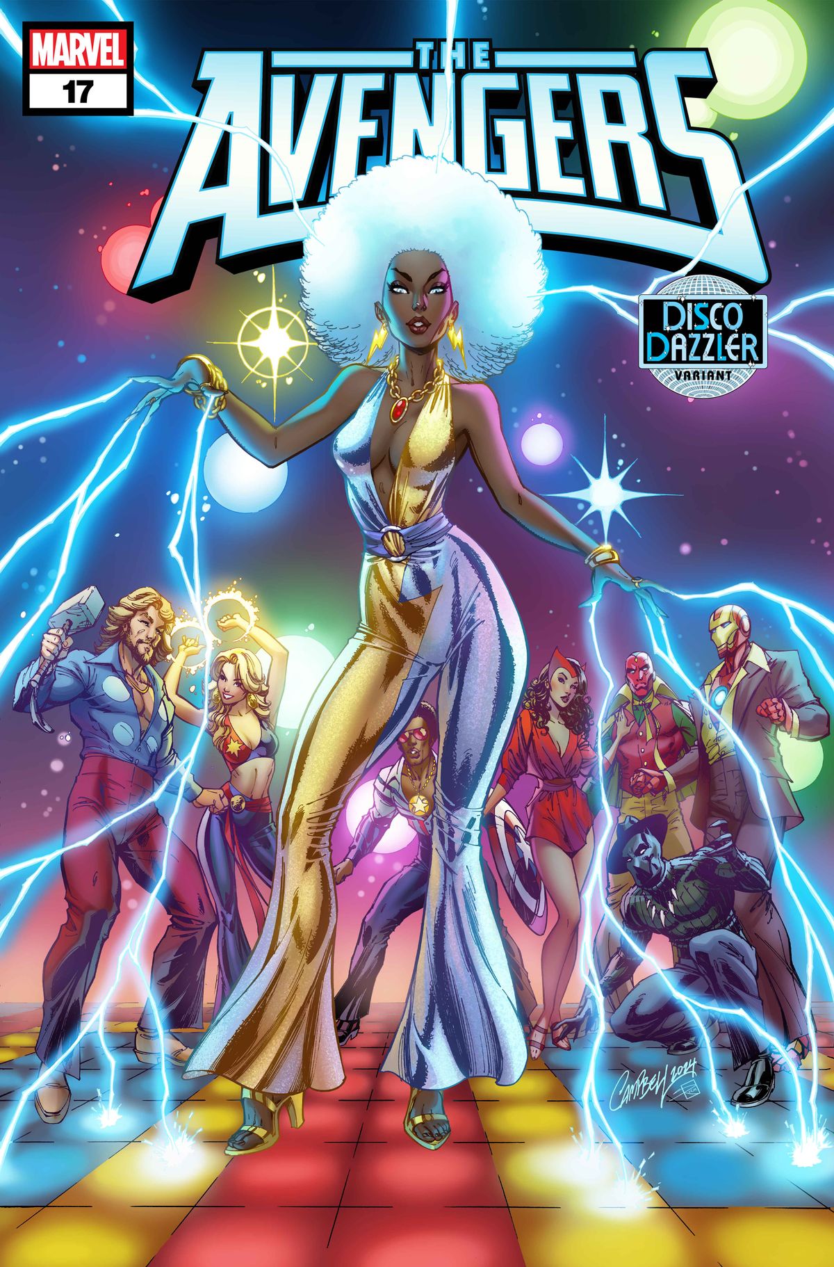Disco Dazzler variant covers