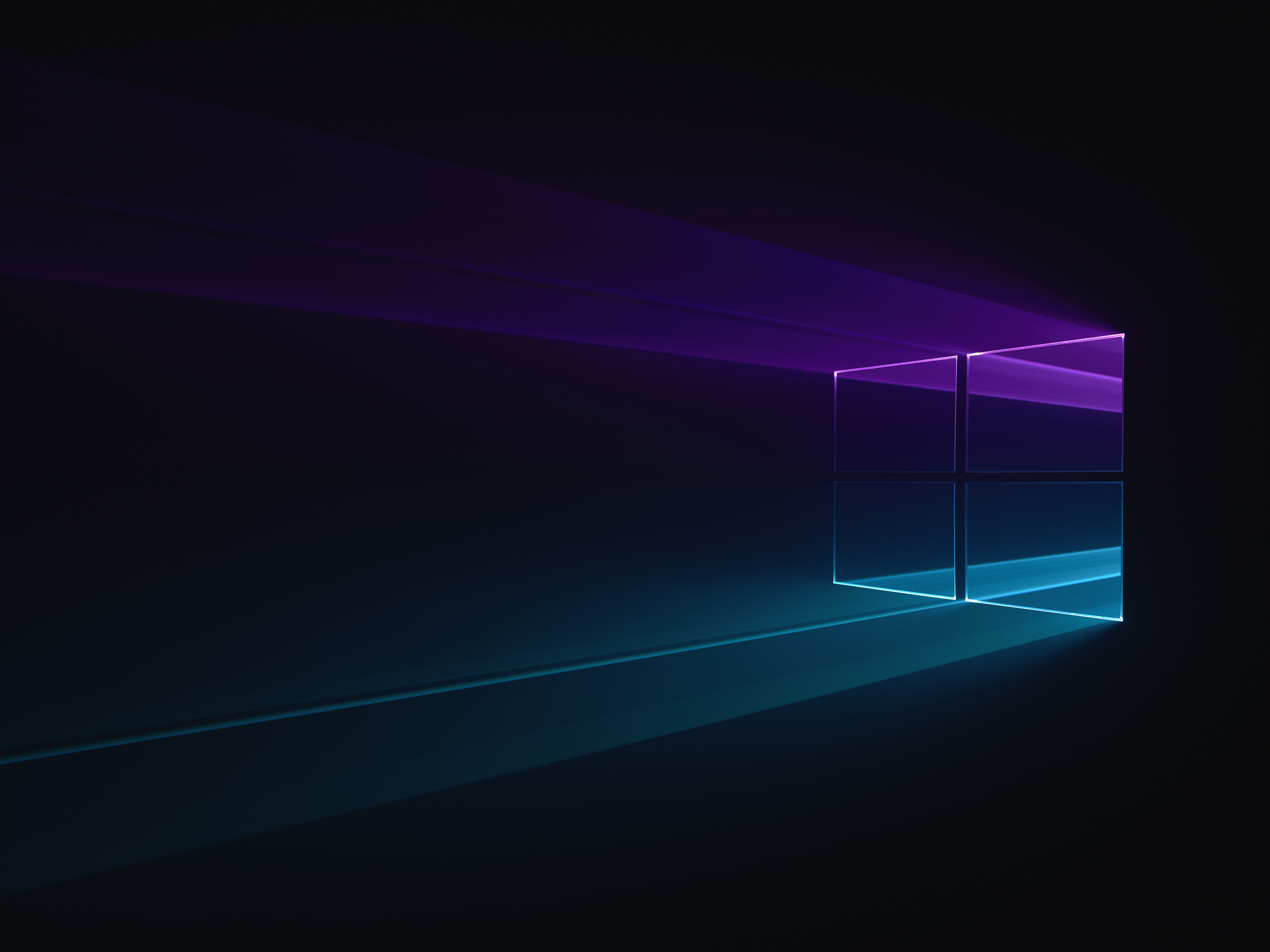 I was shocked to find out the Windows 10 desktop background wasn't computer generated, but a picture of lasers being shot through an actual window