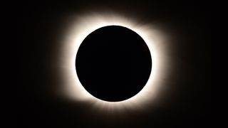 The total solar eclipse of Dec. 14, 2020 as seen from Piedra del Aquila, Argentina.