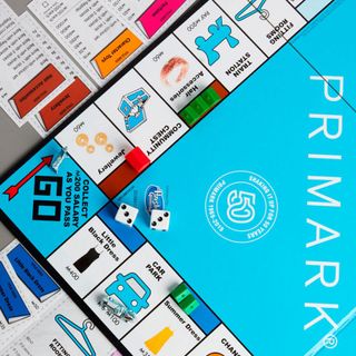 Primark Monopoly board