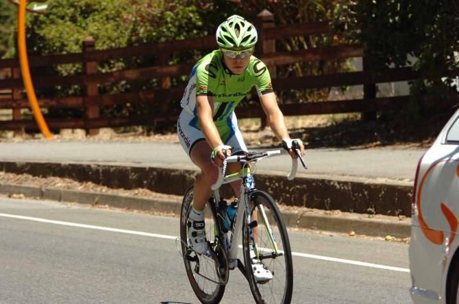 Juraj Sagan (Cannondale) in action at the Tour Down Under.