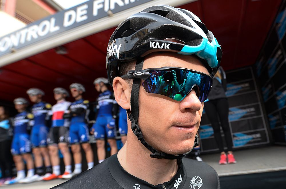 Team Sky's Chris Froome ahead of the stage 1 start at Volta a Catalunya