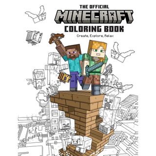 Minecraft official coloring book.