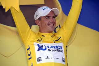 Simon Gerrans in race lead, Tour de France 2013, stage four TTT