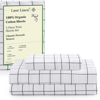 1. Lane Linen Organic Cotton Sheet Set: twinfrom $35.99from $26.99 at Amazon