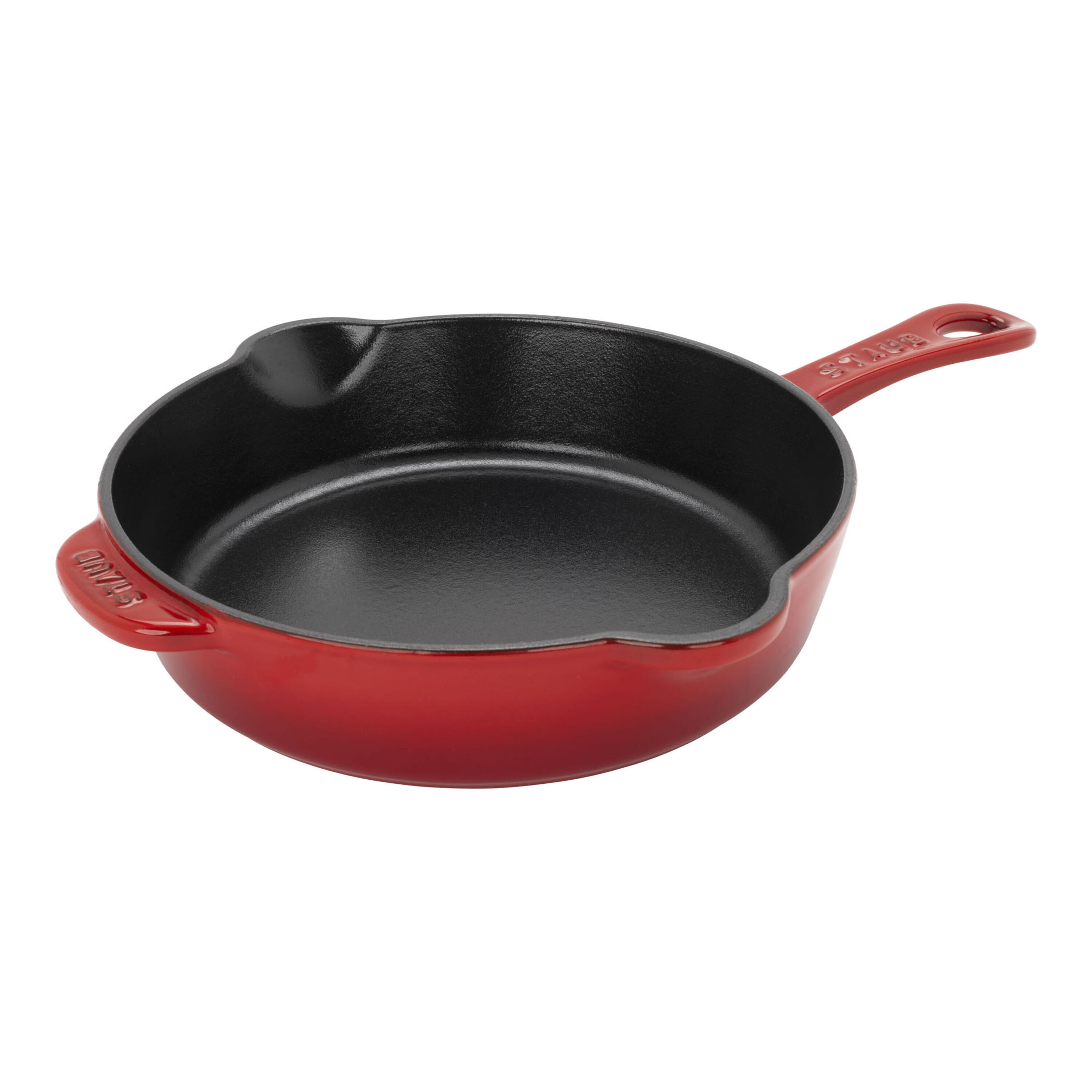 Staub Cast Iron 8.5-Inch, Traditional Deep Skillet, Cherry