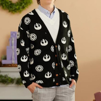 Star Wars Classic Icons Open Cardigan: $49.90$24.95 at Her Universe