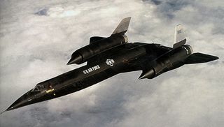 The A-12 aircraft, one of several vehicles developed under the OXCART program that purportedly sparked UFO sightings.
