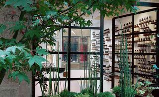 The Cigue-designed Le Marais boutique as seen from the outside....