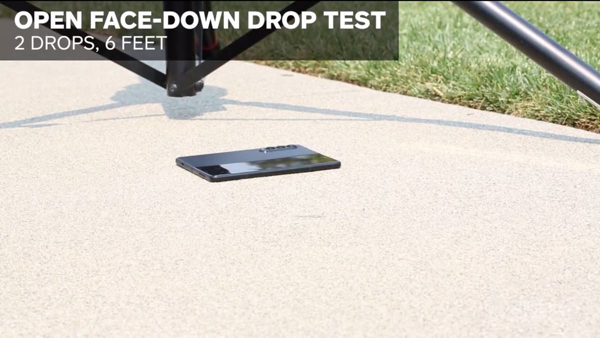 Galaxy z Fold 3 drop testing allstate protection plans