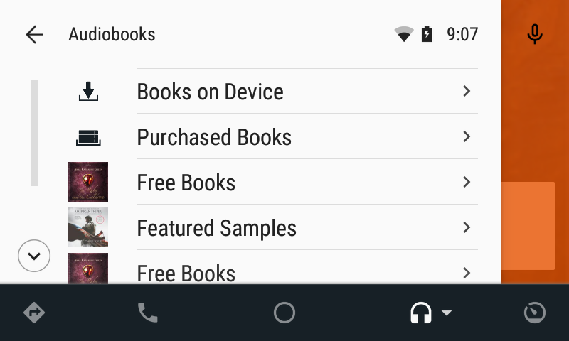 Audiobooks.com for Android Auto