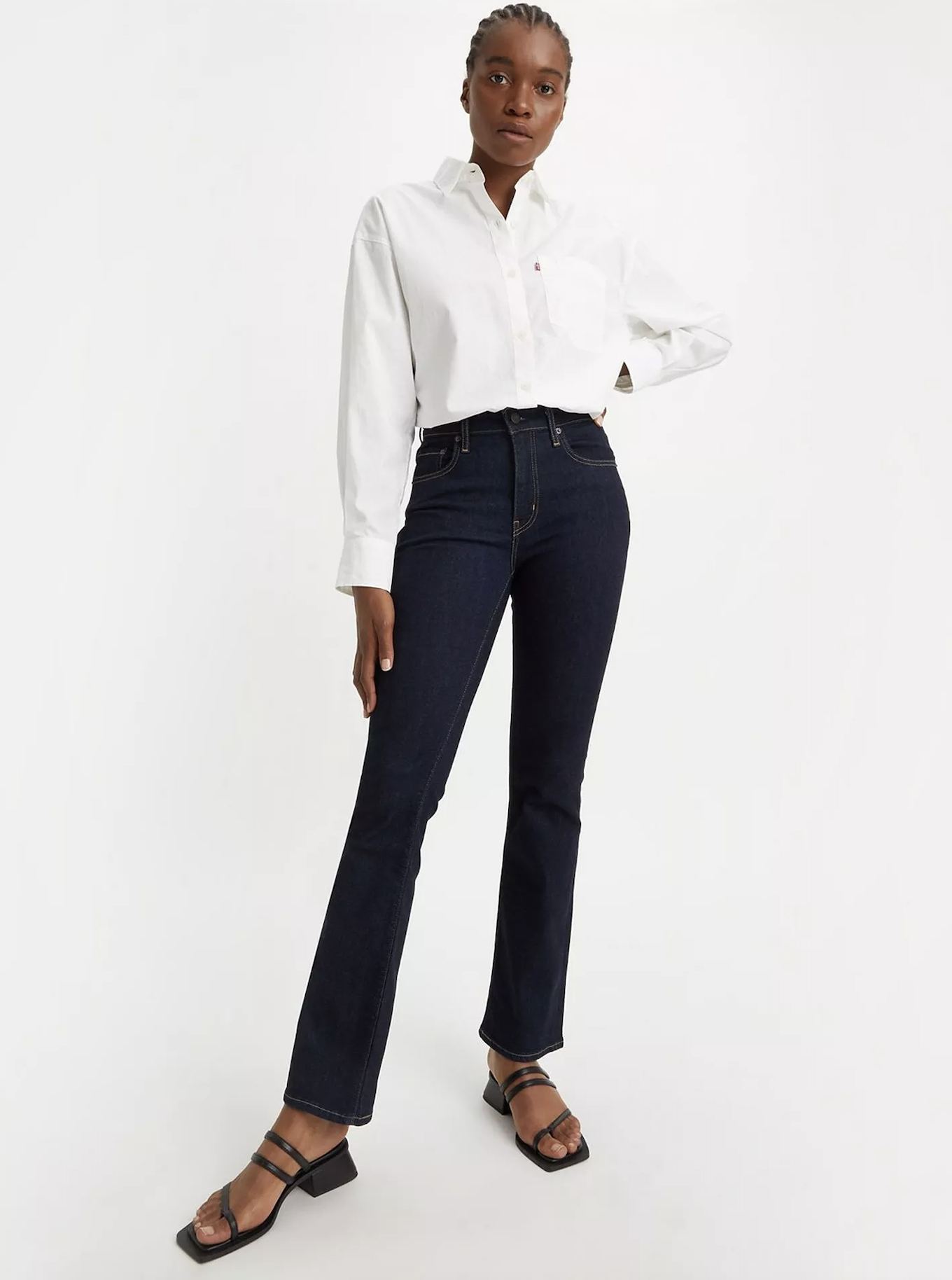Levi's 725 High Rise Bootcut Women's Jeans, Blue Wave Rinse, 30w / 30l