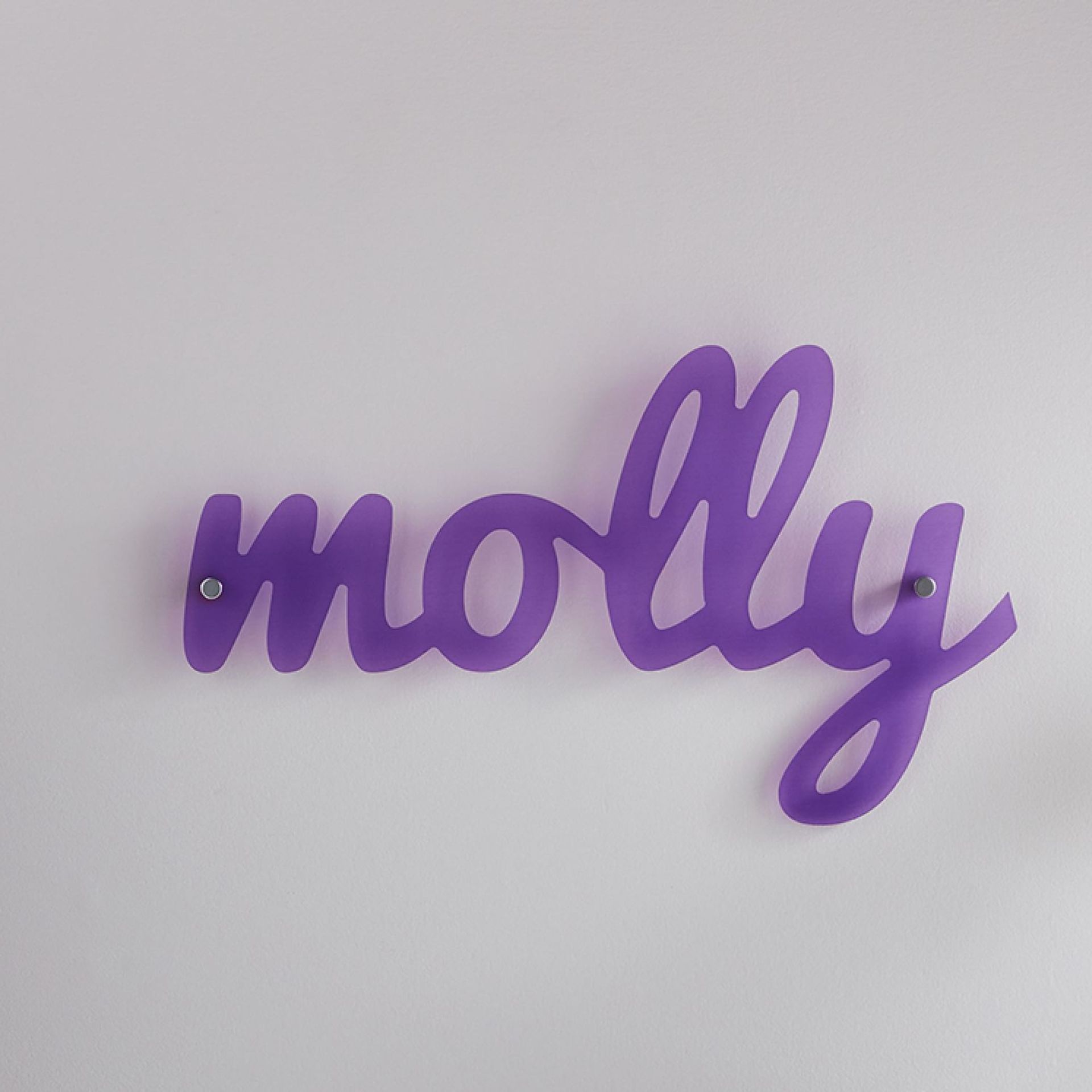 Seni dinding akrilik ungu