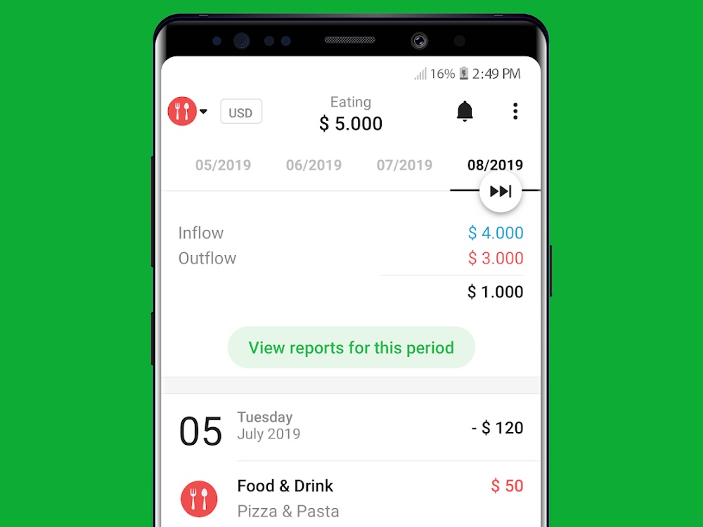 budget app linked to bank account