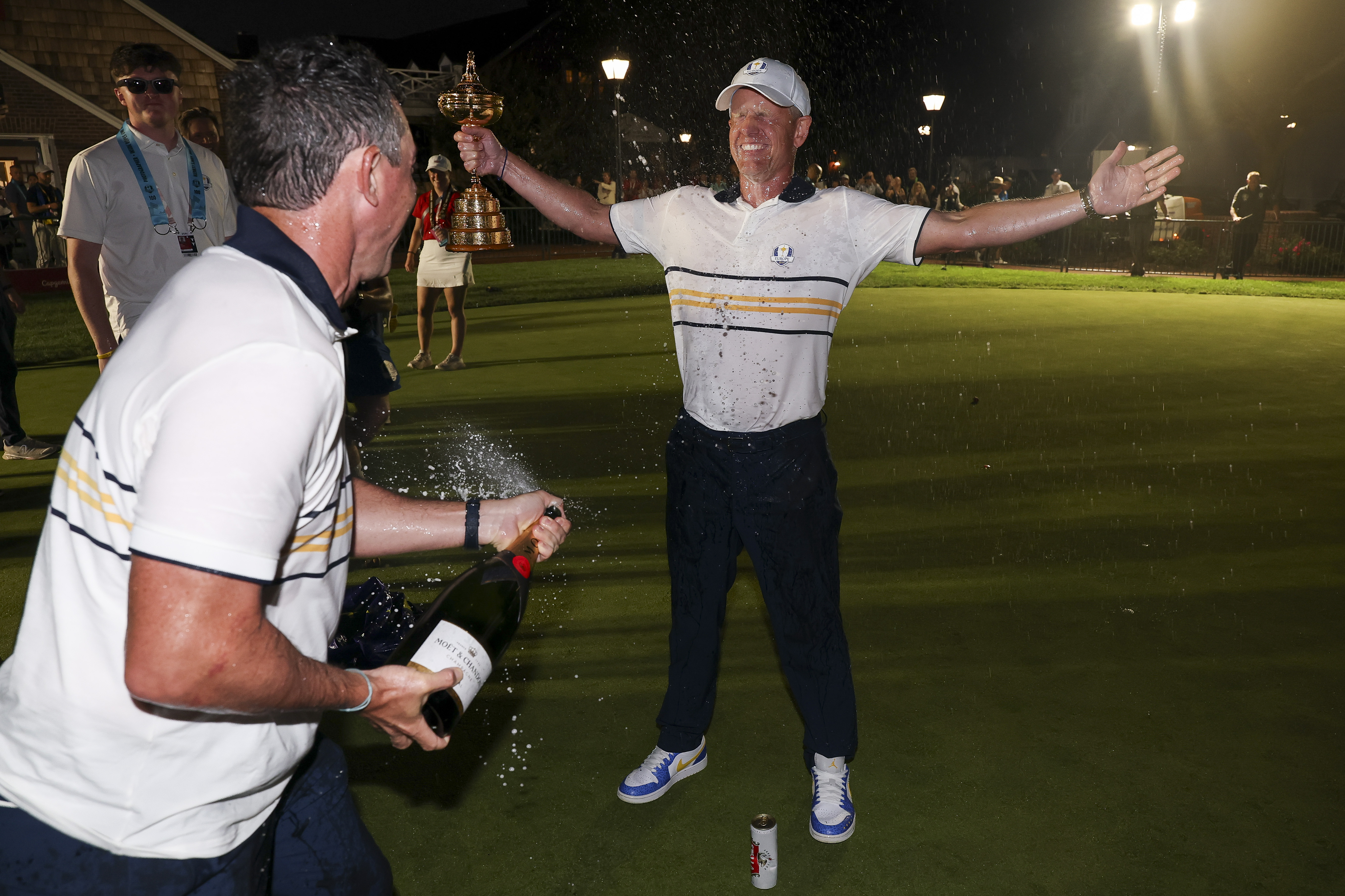 Various images of Team Europe