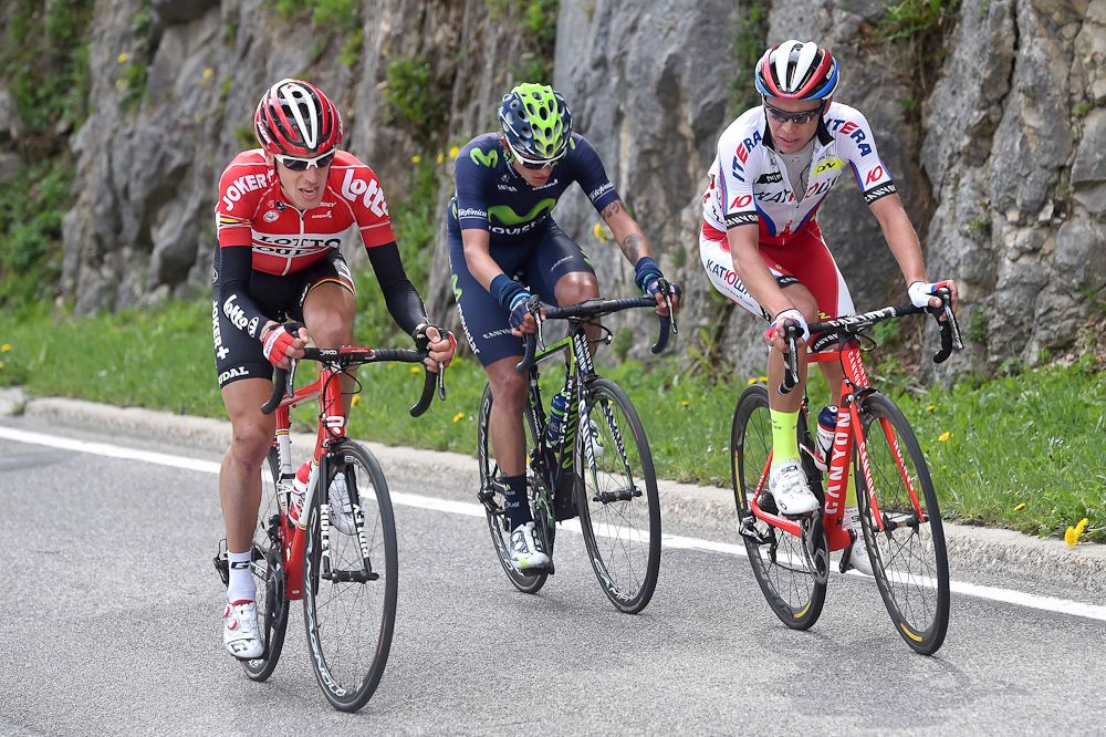 Winner Anacona, Bart de Clercq and Egor Silin.