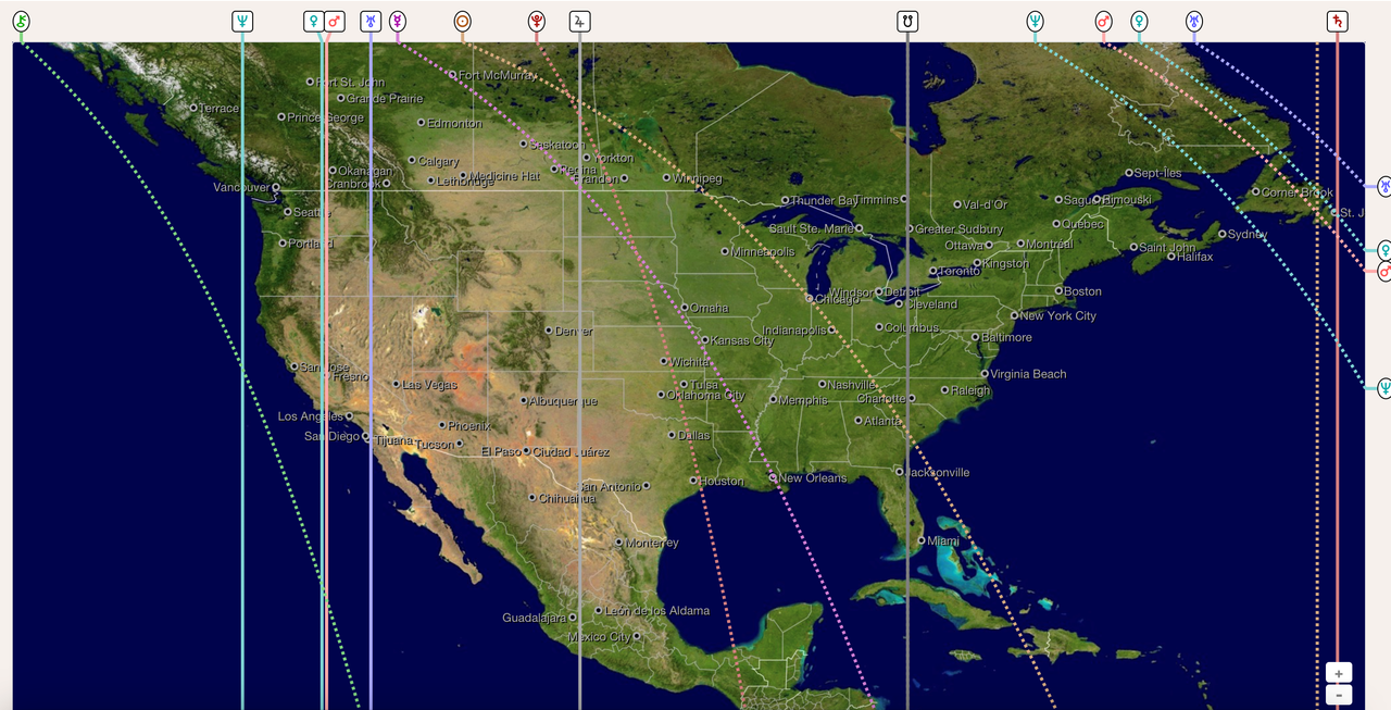 How to Read Astrocartography and Find Your Power Places | Marie Claire