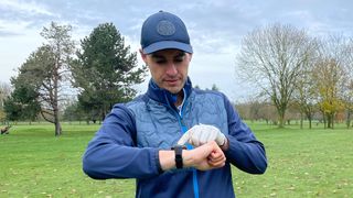 voice caddie T9 golf watch testing