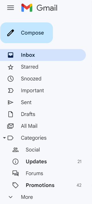 Message tags in Gmail