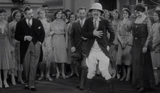 Groucho dancing as Captain Spaulding in Animal Crackers