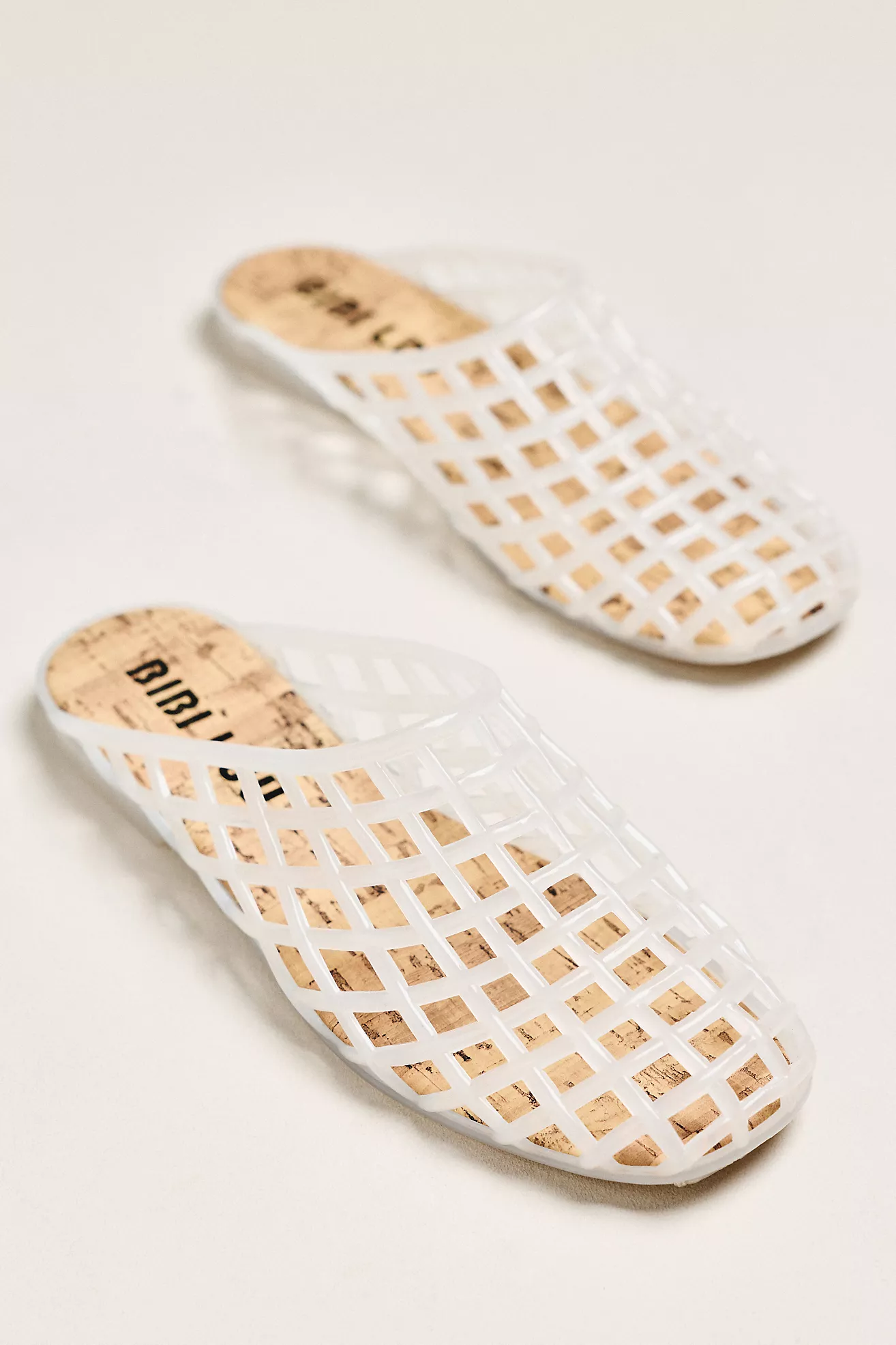 Bibi Lou Netted Jelly Mule Heels