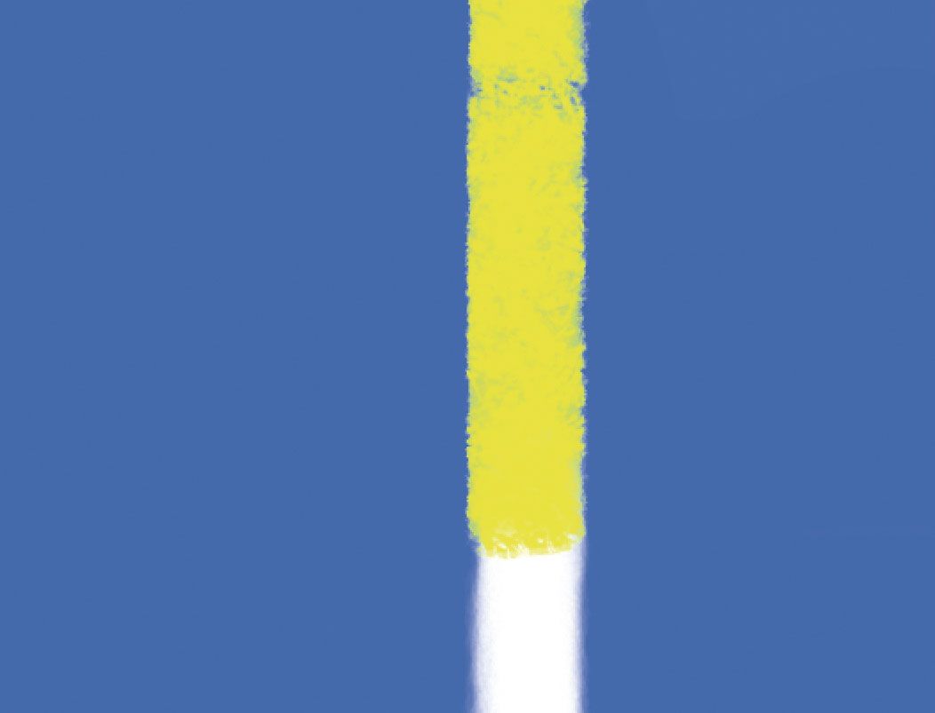 Copy and paste the rough edge at the&nbsp;top of your original line.