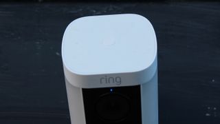 top button on ring spotlight pro cam battery