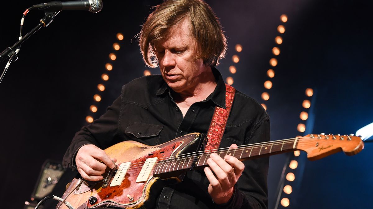 Thurston Moore recorded most of Flow Critical Lucidity using this &quot;pretty chewed-up&quot; early ’60s Fender Jazzmaster. &quot;It allows me to have a lot of play with the strings above the neck and below the bridge,&quot; he says.