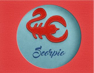 scorpio horoscope sign - stock photo