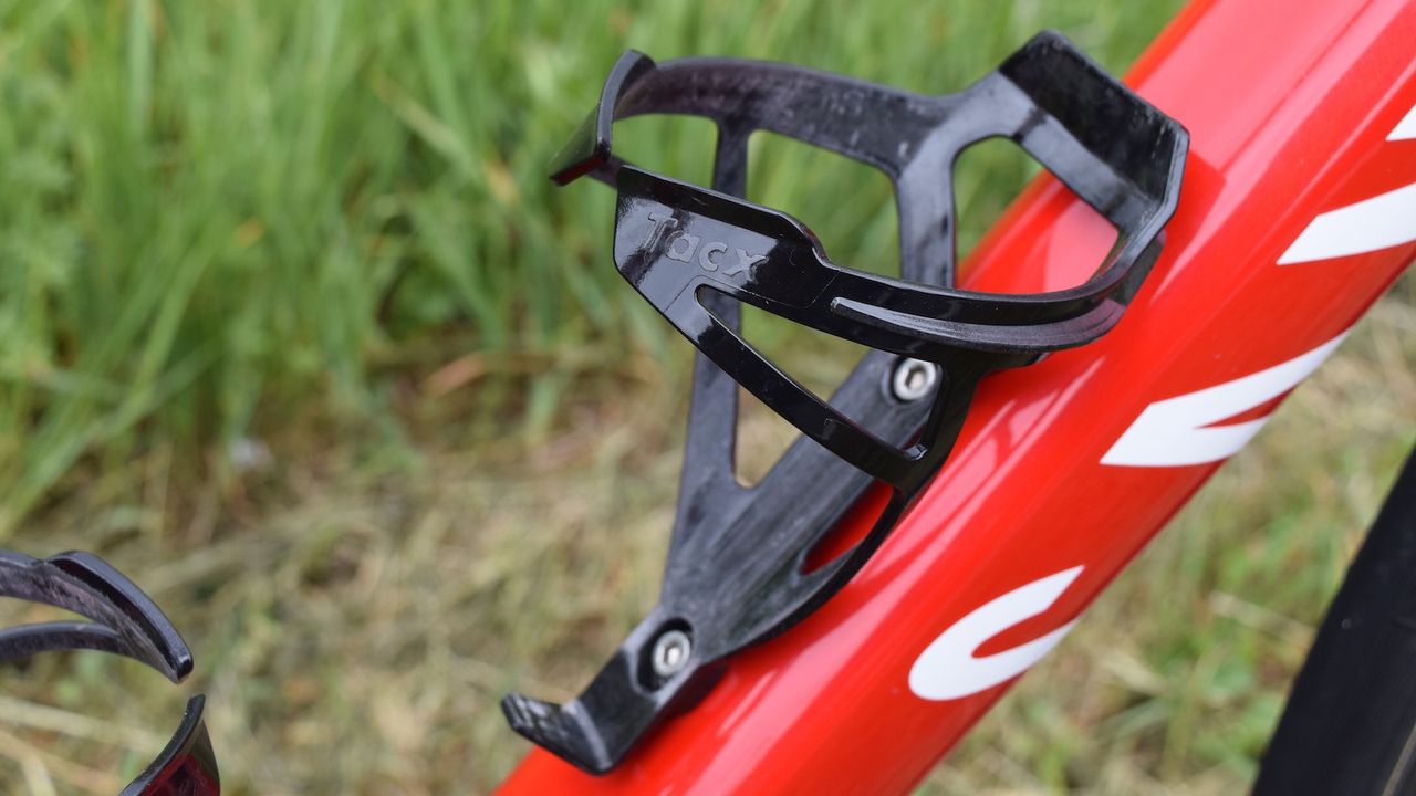 All black Tacx Deva bottle cages is a sharp look