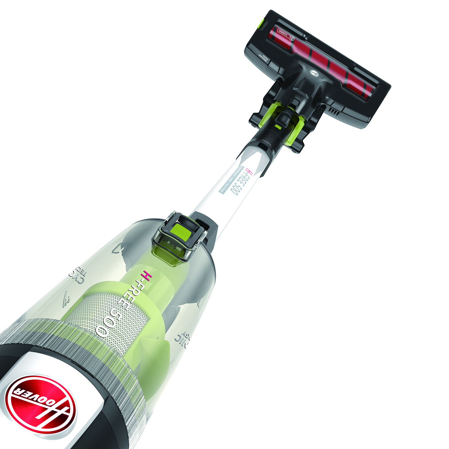 H-FREE 500, motore brushless e aspirazione ciclonica