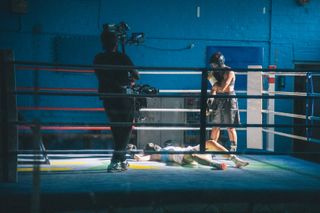 Nicola got back in the boxing ring while filming the documentary.