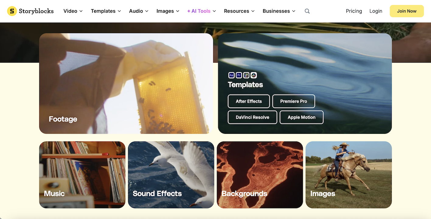 Content from Storyblocks
