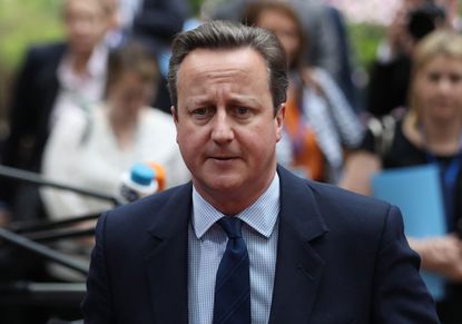 David Cameron in Brussels