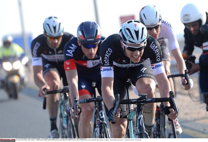 Niki Terpstra takes a pull