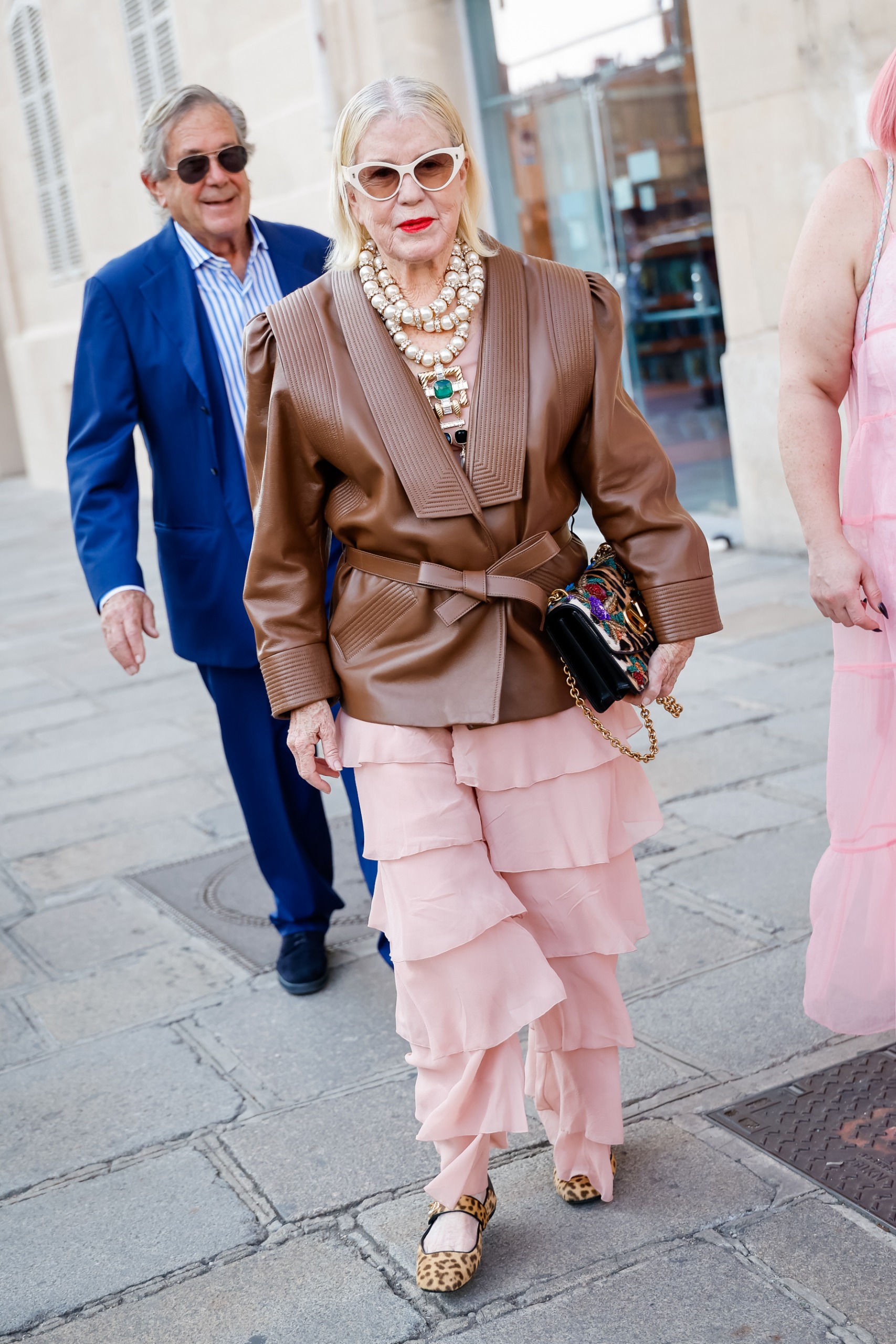 French girls are wearing ballet flats and Mary Janes at Paris Fashion Week