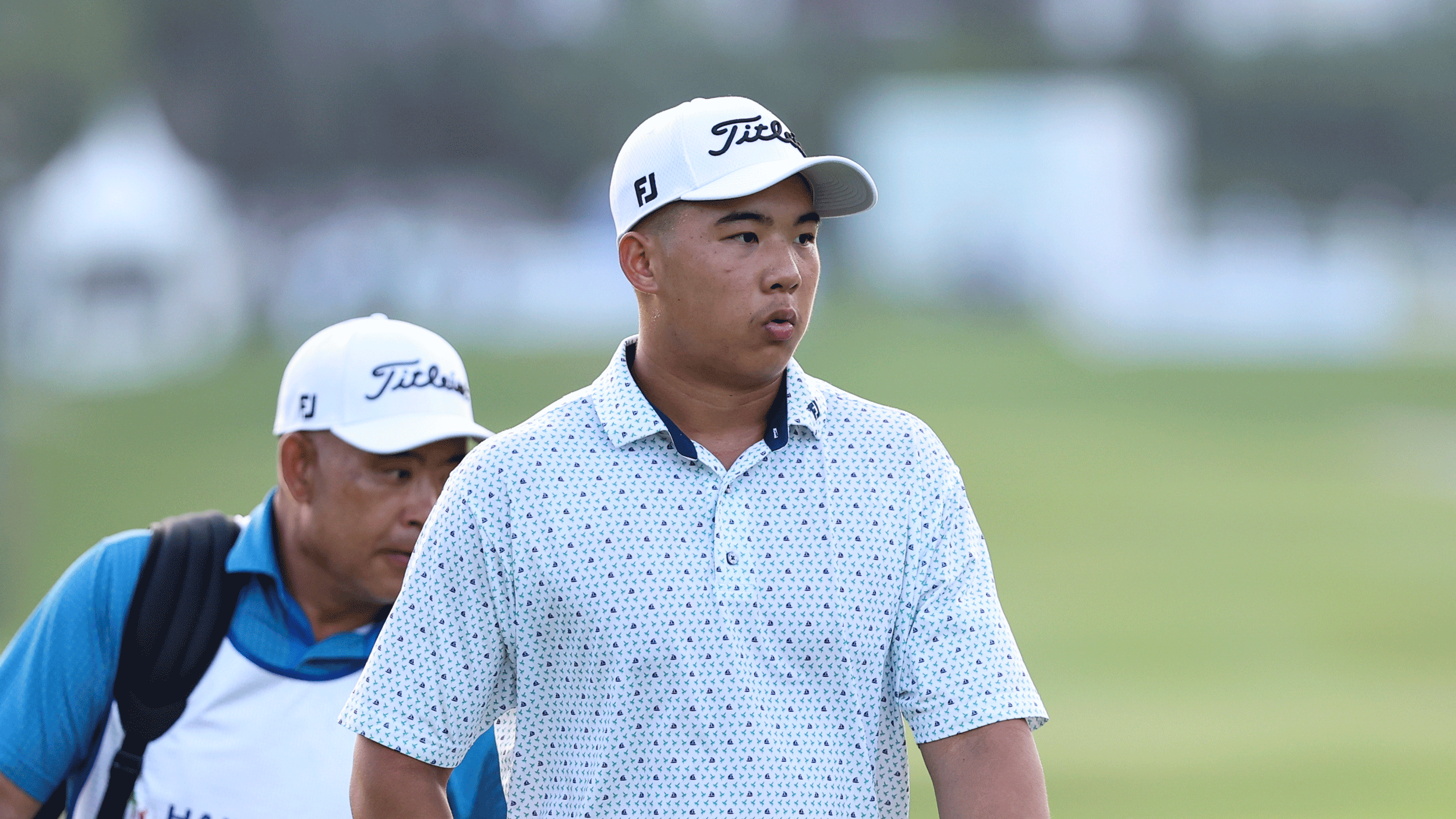 Yanhan Zhou looks on during the 2025 Hainan Open