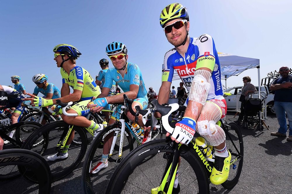 Peter Sagan is ready to take the start.