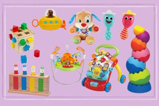 Our guide to the best toys for the 6 month olds with walkers, cuddly toys and rattles to choose from