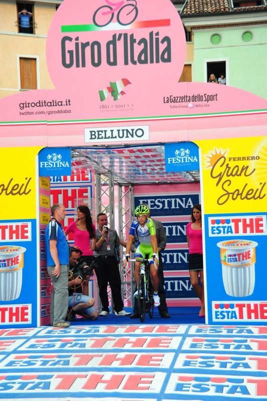 Vincenzo Nibali ready to leave the start house in 2011