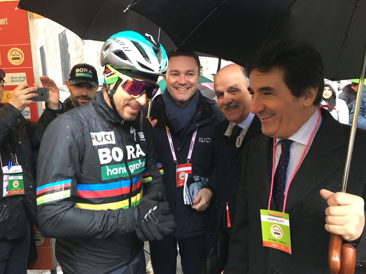 Photo opportunity with the world champion