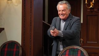 Ray Wise as Ian holding a gun in The Young and the Restless