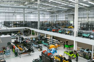 Caterham's factory in Dartford