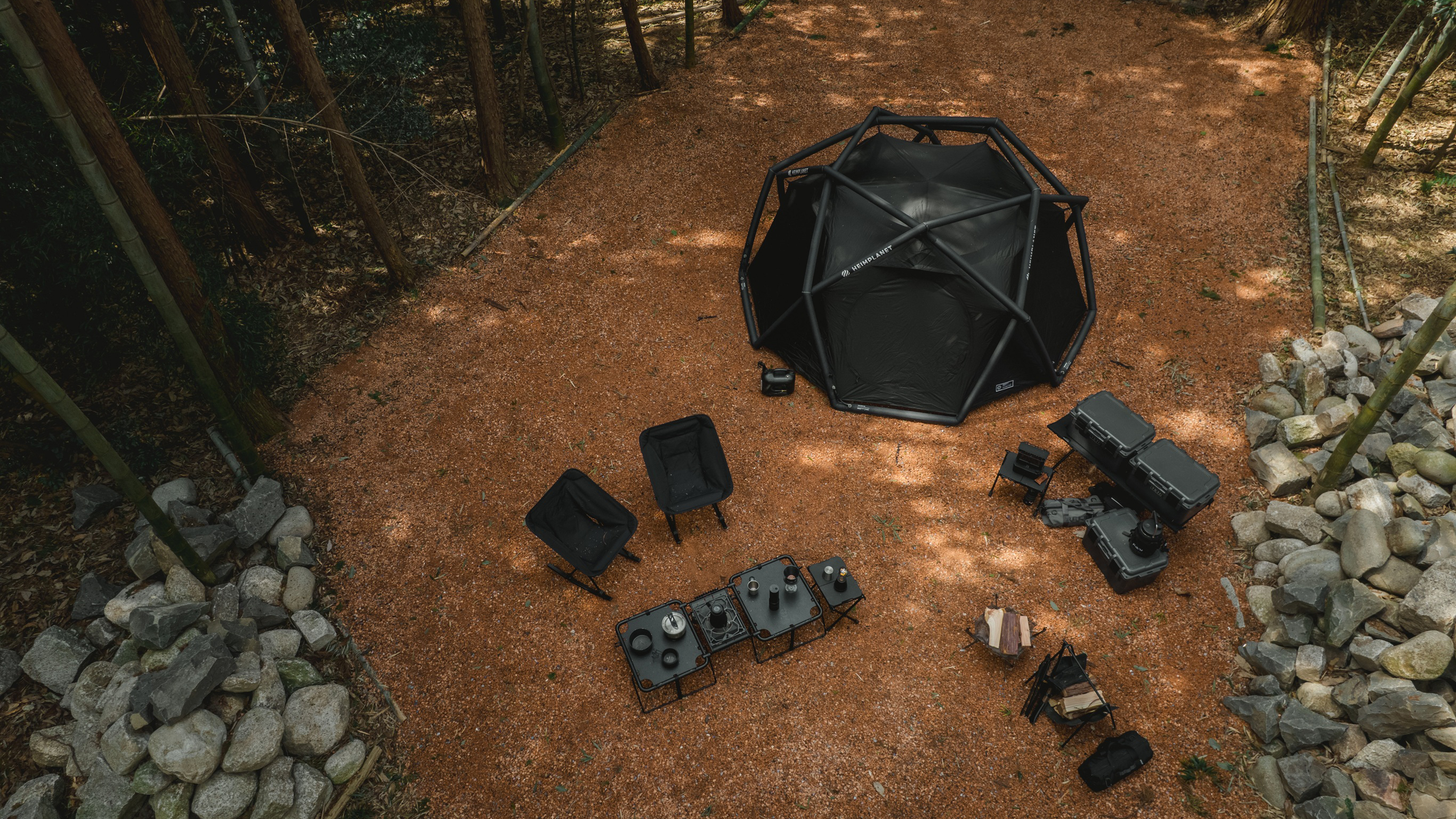 Heimplanet tent from above