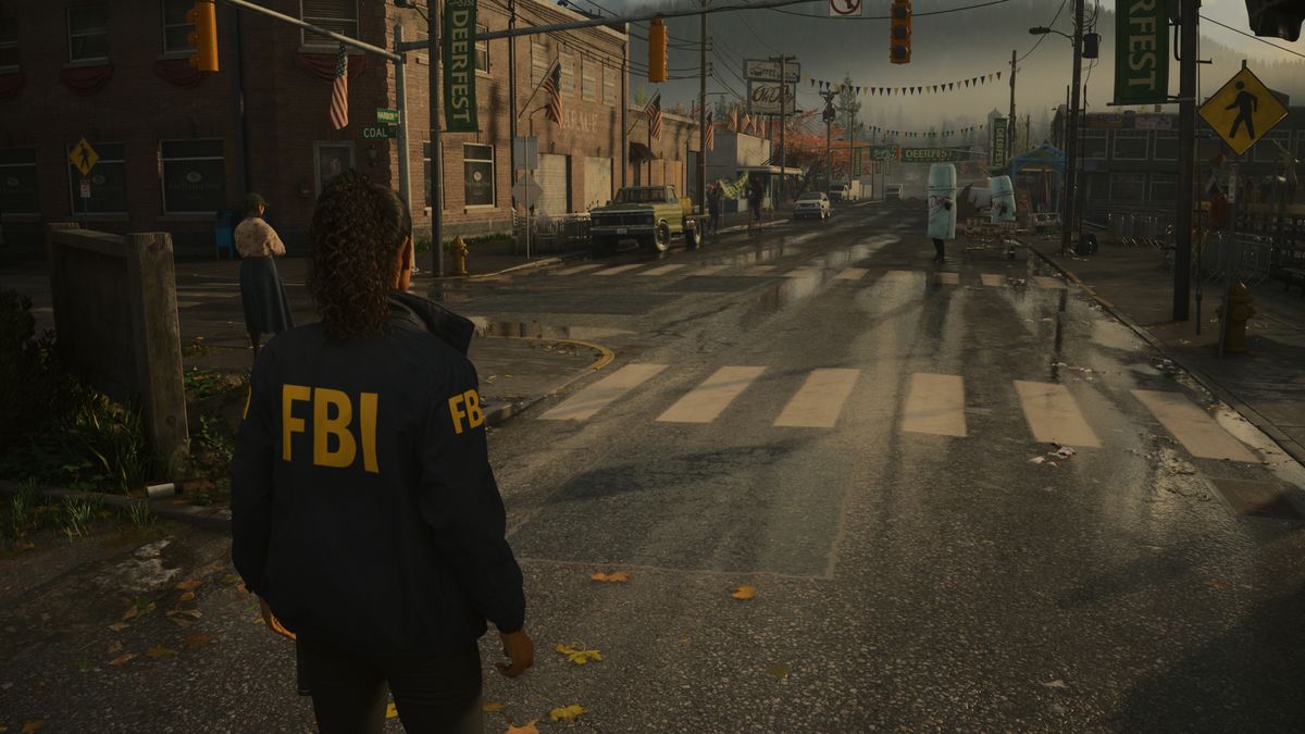 Alan Wake 2 image fidelity comparison screenshots