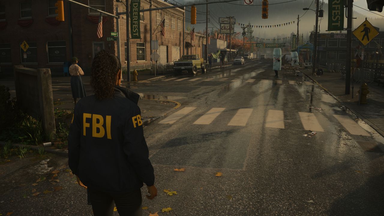 Alan Wake 2 image fidelity comparison screenshots