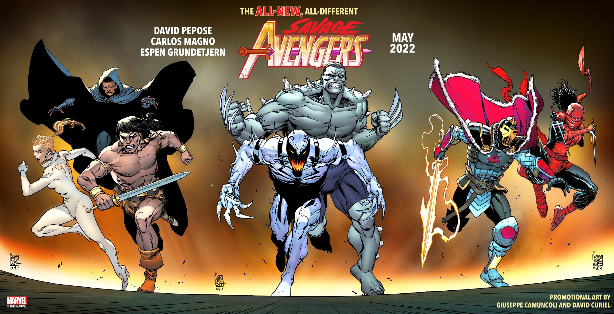 Marvel's 'All-New, All-Different Savage Avengers' teasers by Giuseppe Camuncoli