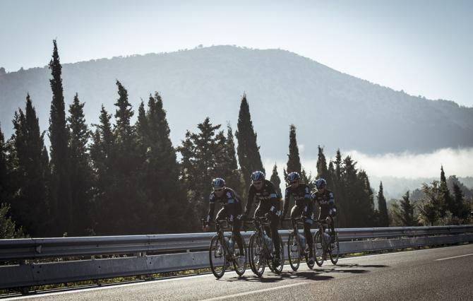 Winter training camp for Team Sky in Mallorca