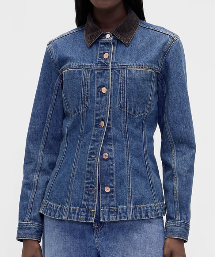 Gap, Fitted Longline Denim Jacket (Was $98)
